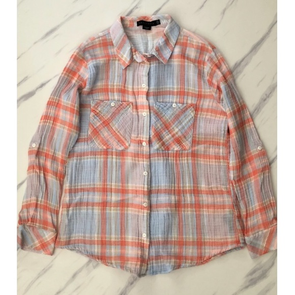 Sanctuary Tops - Sanctuary Nina Boyfriend Buttondown Shirt sz S